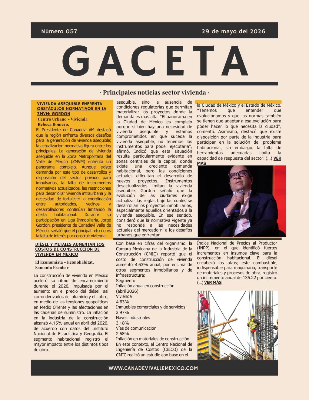 Gaceta No. 57